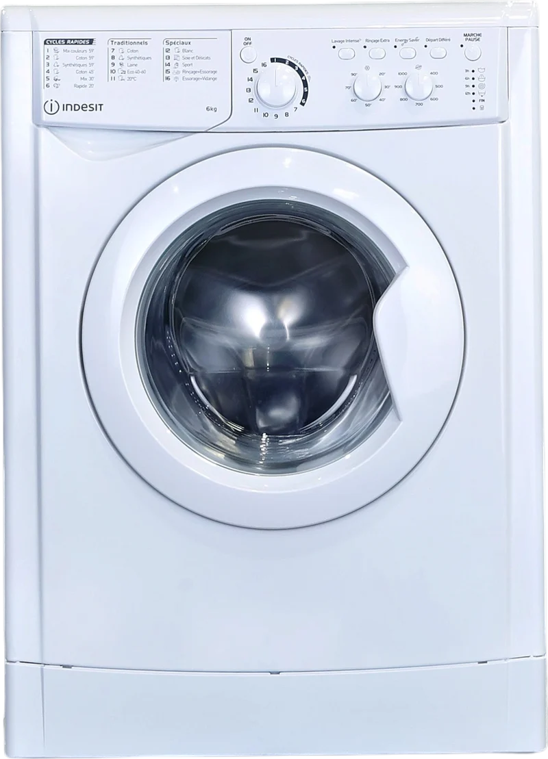 Lave-linge Hublot 6 kg Reconditionné INDESIT EWC61051WFRN