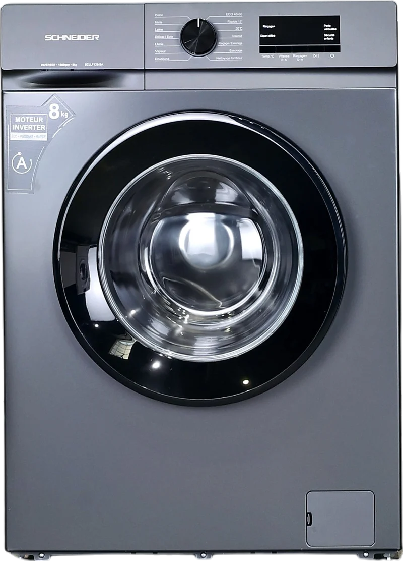 Lave-linge Hublot 8 kg Reconditionné SCHNEIDER SCLLF128-SA