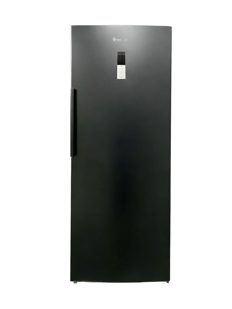 Sevenstars - Réfrigérateur 1 porte S7L471BK Tout utile 475 litres froid ventilé noir brossé