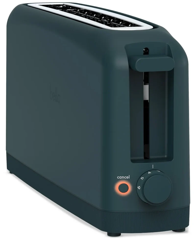 2-Slice Wide-Slot Slim Toaster, Forest Green - Forest Green