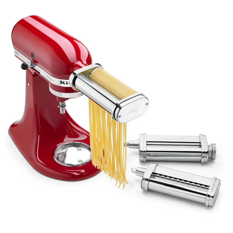 KitchenAid 3pc Pasta Roller & Cutter Set Stand Mixer Attachment
