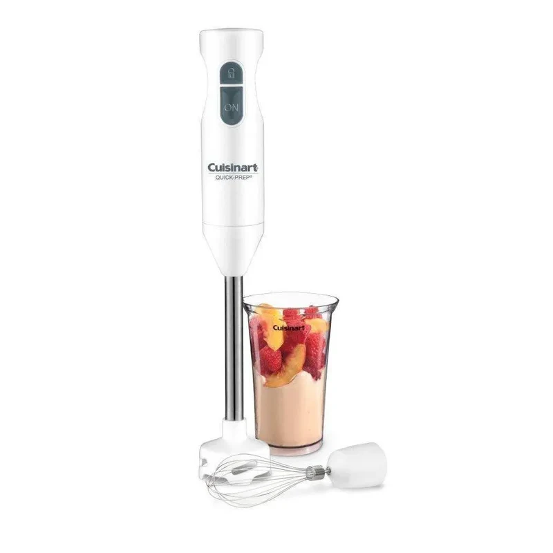 Quick-Prep Single-Speed Hand Mixer & Immersion Blender
