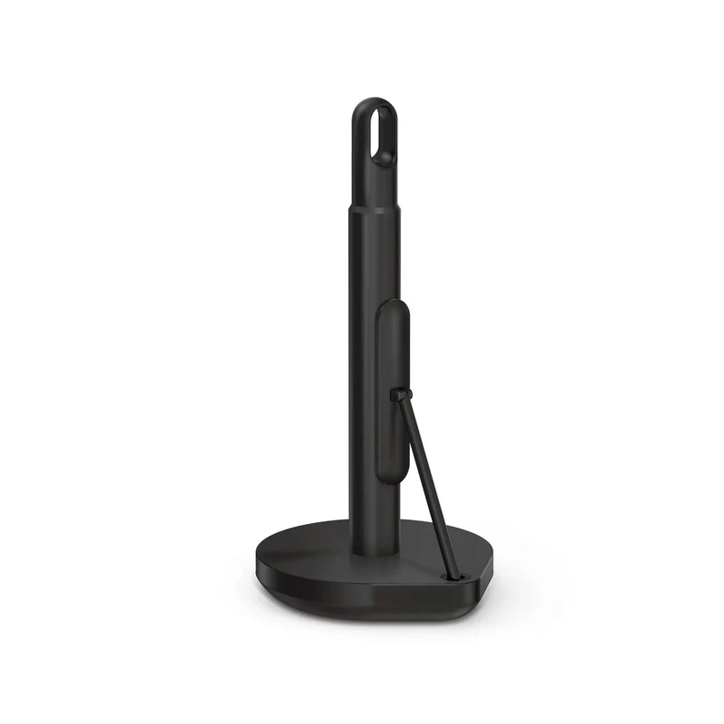 Paper Towel Holder - Tension Arm - Matte Black