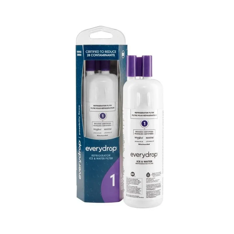 Ice and Water Refrigerator Filter - White