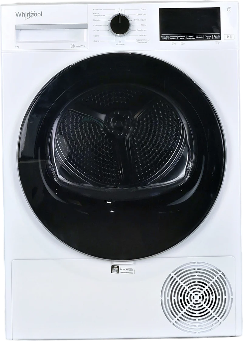 Seche-linge Pompe à Chaleur 9 kg Reconditionné WHIRLPOOL CWD93MWBSFRX