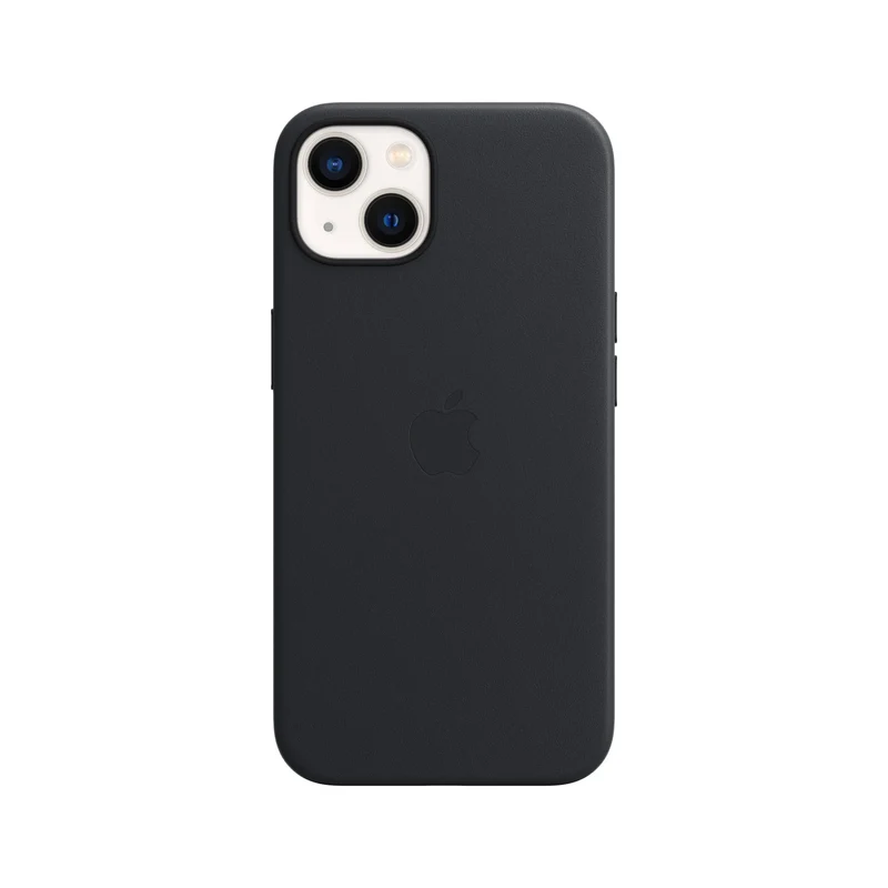 Phone Case - iPhone 13 Leather Case With MagSafe - Midnight