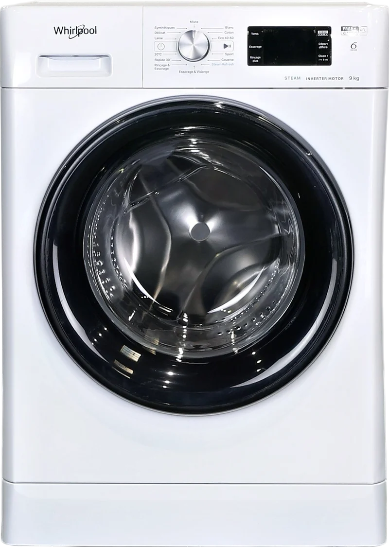 Lave-linge Hublot 9 kg Reconditionné WHIRLPOOL FFBB9489BVFR