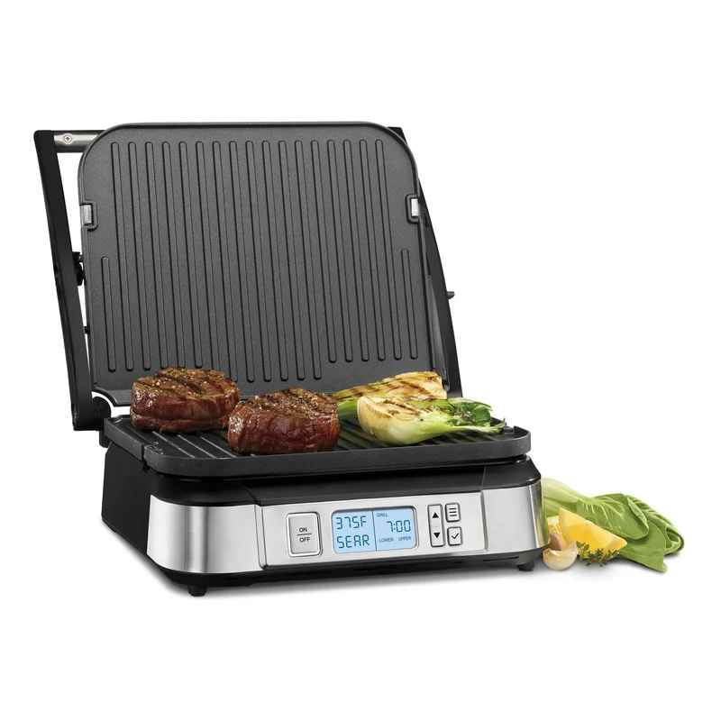 Nonstick Griddler with Smoke-Less Mode