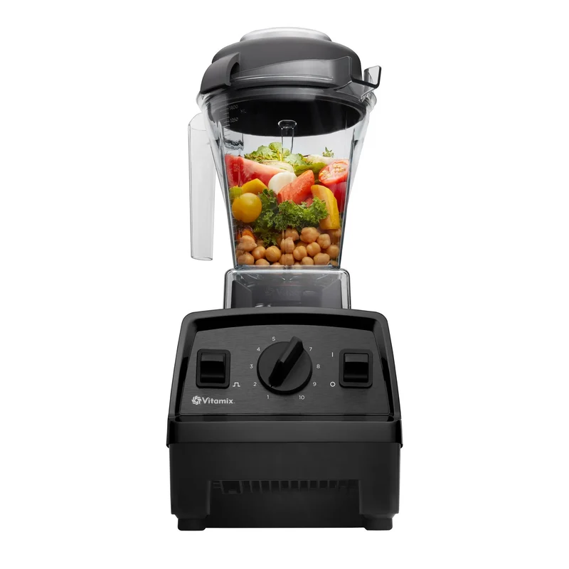 Explorian Series E310 10 Speed Blender Black: 1400W, 48oz Capacity, BPA-Free, Stainless Steel Blades, Overheat Protection
