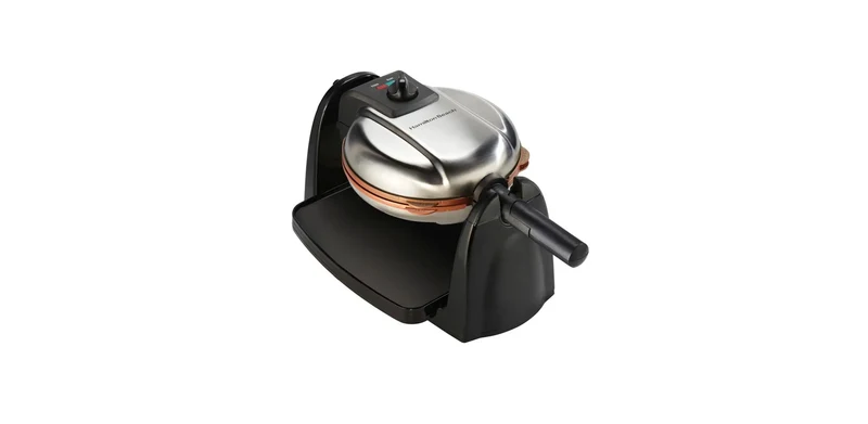 Belgian Waffle Maker - Durathon Removable-Grid 26133 - Black