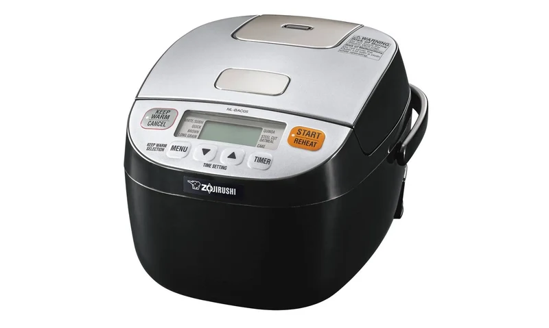 Rice Cooker And Warmer - NL-BAC05 - Silver Black