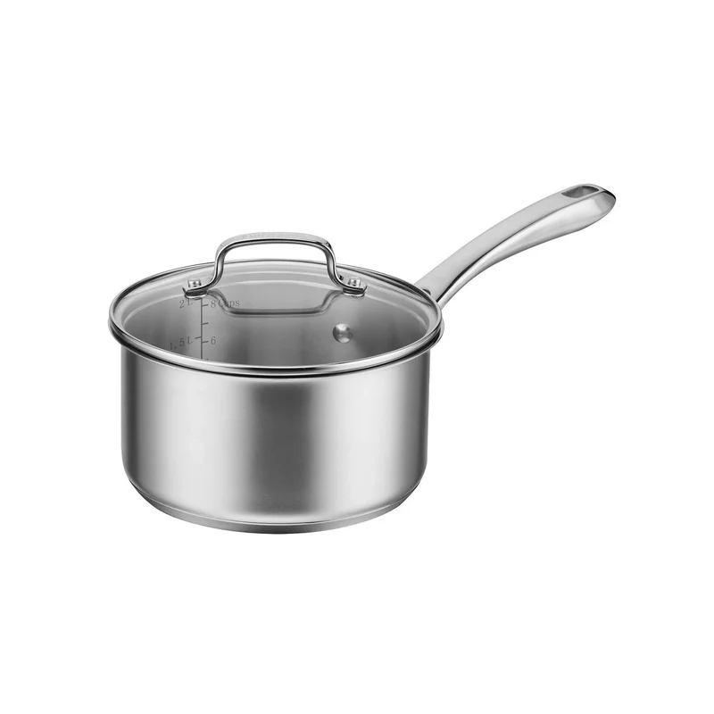 Classic 2.5qt Stainless Steel Saucepan with Cover - 831925-18