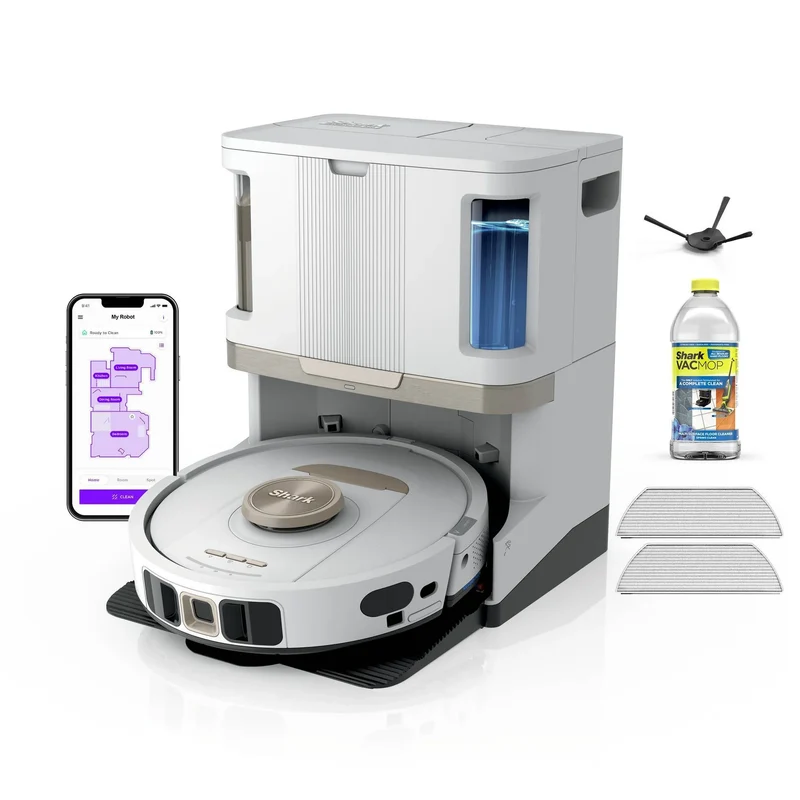 Stratos 2-in-1 Robot Vacuum & Mop RV2710ZE 9" Cleaning Path White