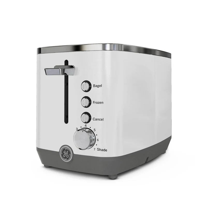 2 Slice Toaster - White