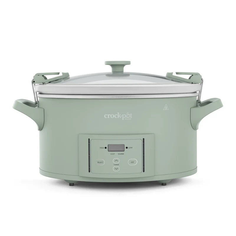 7qt Programmable Countdown Cook and Carry Slow Cooker - Desert Sage