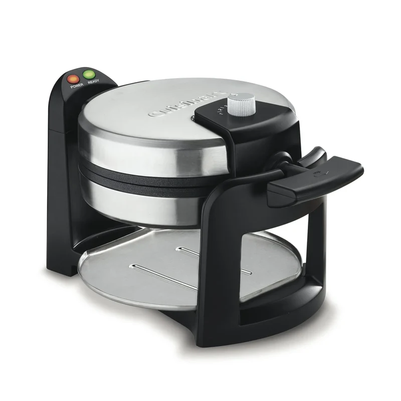 Flip Belgian Waffle Maker - Stainless Steel