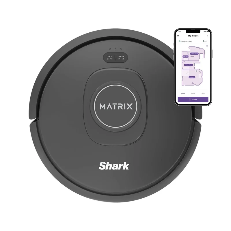 Matrix Robot Vacuum for Carpets and Hardfloors with Self-Cleaning Brushroll and Precision Mapping RV2310
