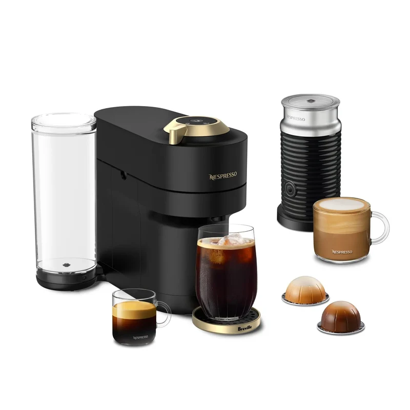 Limited-Edition Vertuo Pop+ Deluxe Coffee and Espresso Maker with Milk Frother
