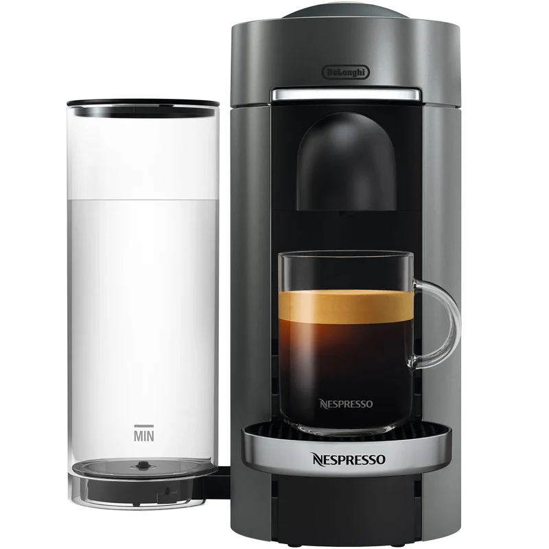 Coffee And Espresso Maker Bundle - VertuoPlus Deluxe - Titan