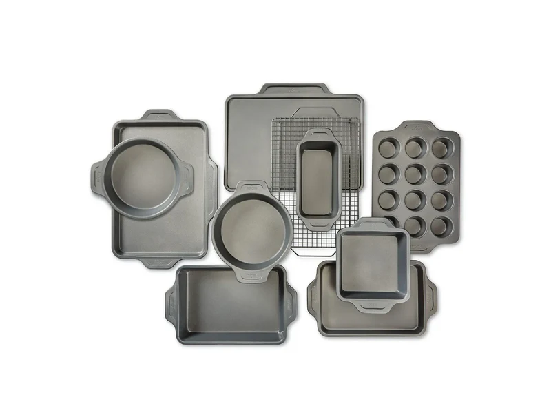 Bakeware Set - Pro-Release 10pc - Gray
