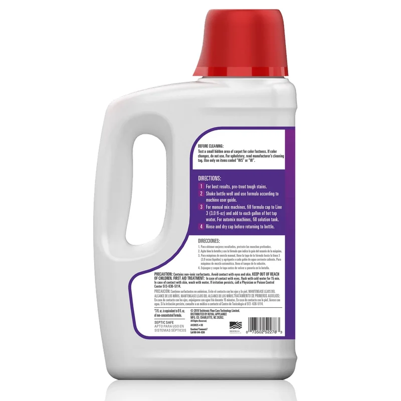 Paws & Claws Carpet Cleaner Solution for Pets - 64 Fl Oz