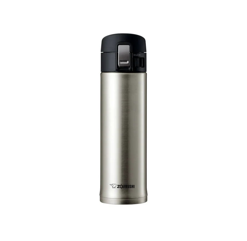 Insulated Stainless Steel Travel Mug - Silver