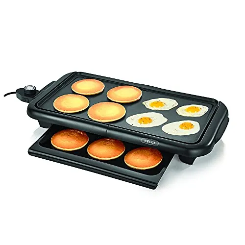 Electric Griddle - 10 x 18 in - Copper/Black