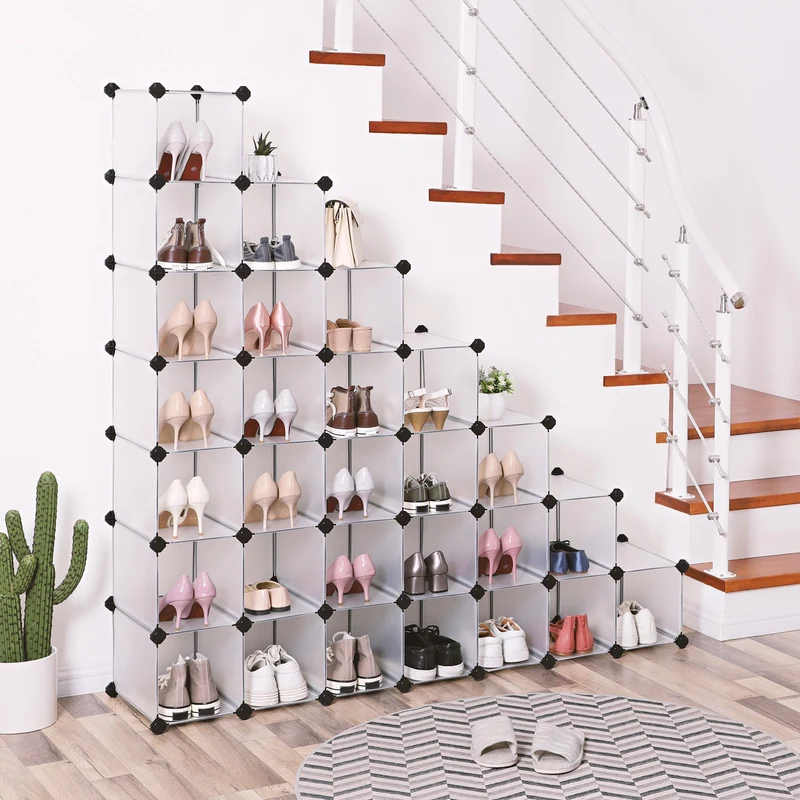Organizador De Almacenamiento Con 32 Cubos