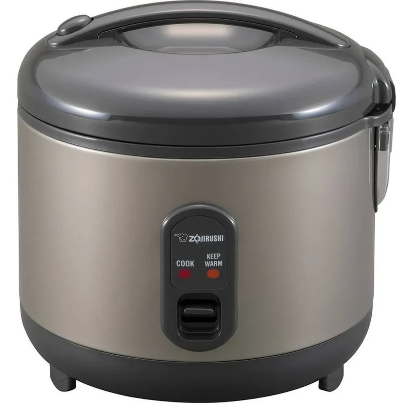 Rice Cooker & Warmer - 5.5-Cup - Metallic Gray