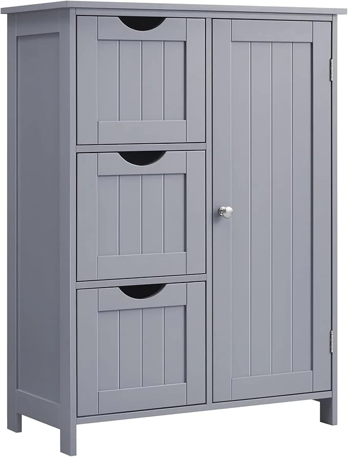 Vasagle Bathroom Storage Cabinet with 3 Large Drawers