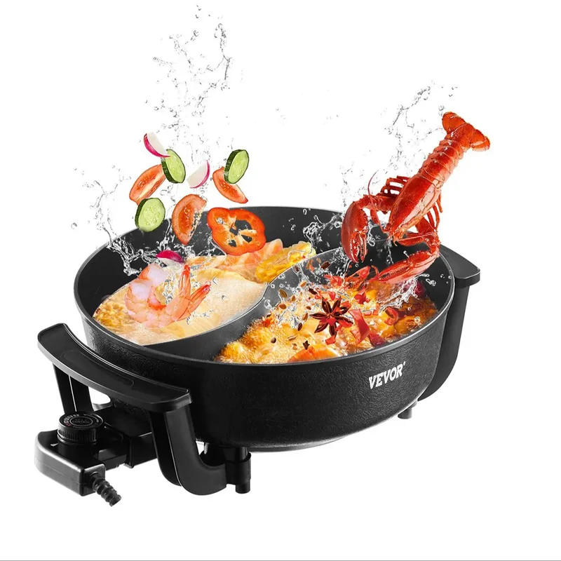 Electric Hot Pot - 5 L - Black