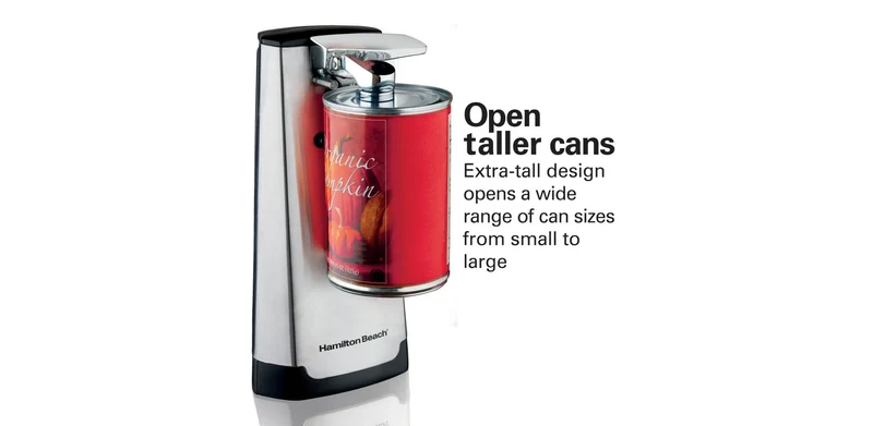 Electric Freestanding Can Opener - Silver