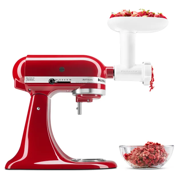 Food Grinder Stand Mixer Attachment - Silver