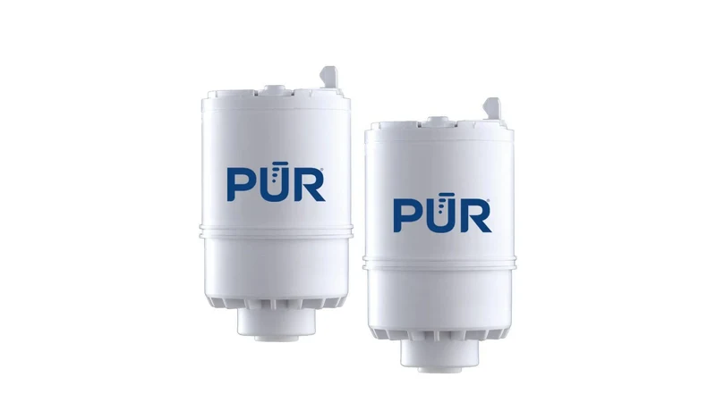 Faucet Mount Water Filter Replacement - White
