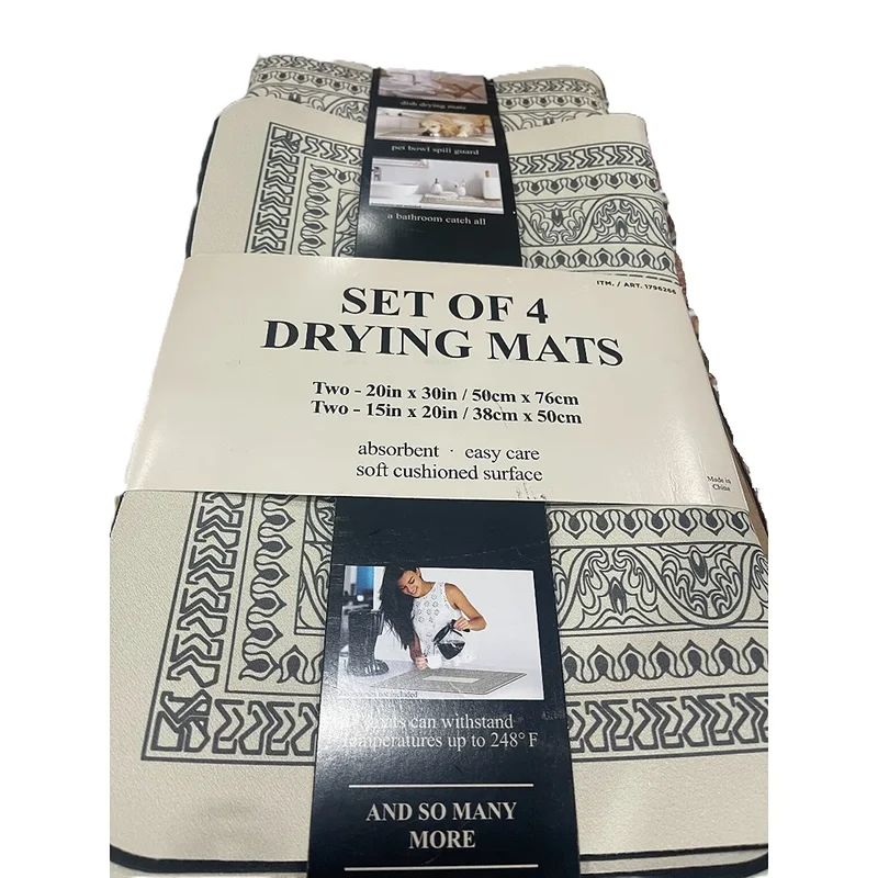 Set of 4 drying mats