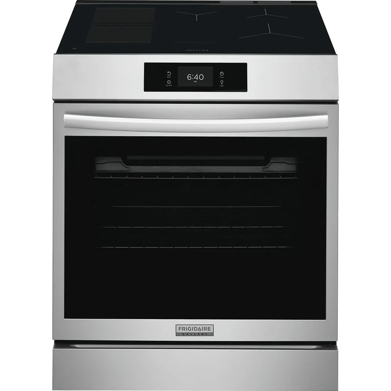 Frigidaire Gallery Cuisinière électrique à induction de 30 pouces avec fonction Pizza cuite sur pierre GCFI307CBF[BOITE OUVERTE]