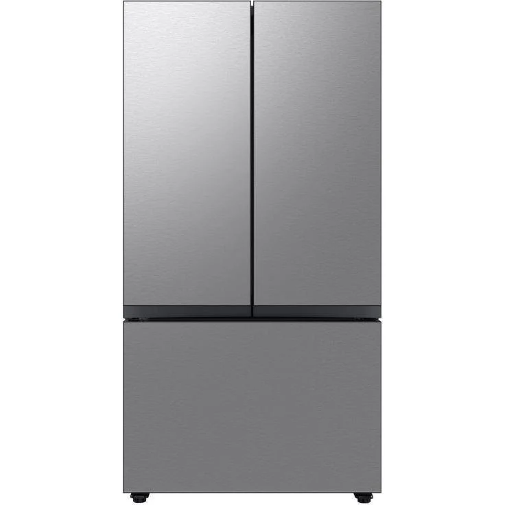 Samsung Réfrigérateur trois portes avec porte à deux battants à profondeur Bespoke de 36 po., 24 pi.cu. avec machine à glaçon double RF24BB6200QLAA