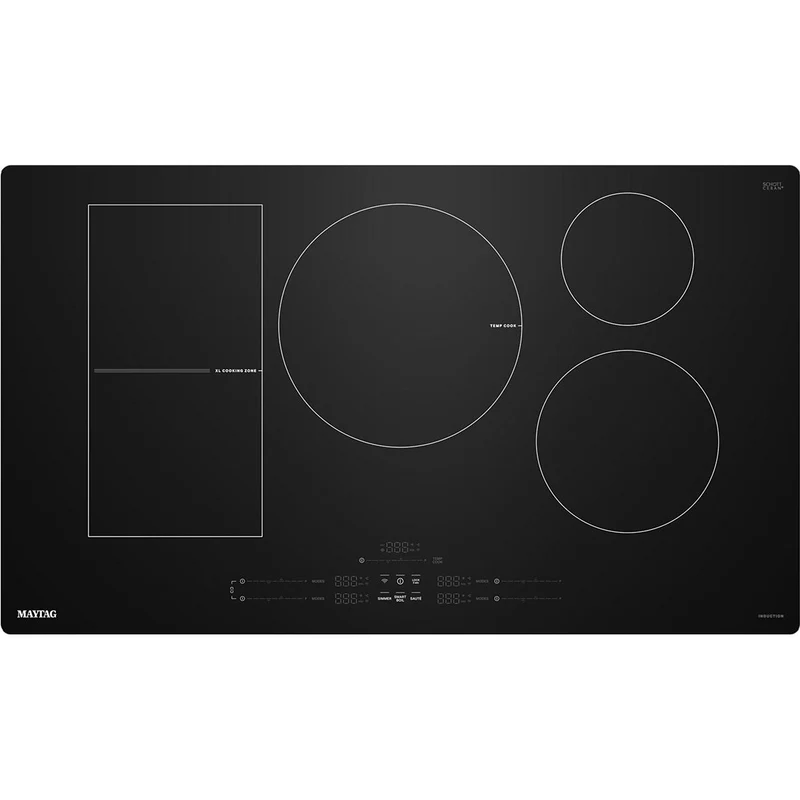 Maytag Table de cuisson encastrée à induction de 36 pouces avec Power Boost MCIT8036SB