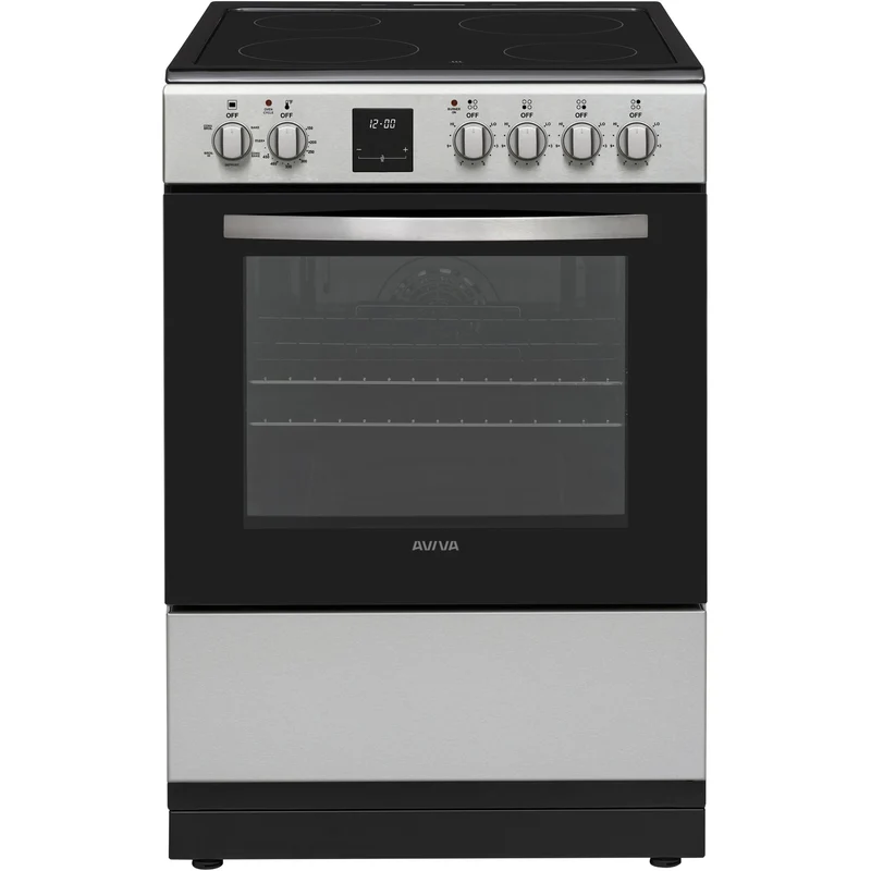AVIVA Cuisinière autoportante électrique de 24 pouces avec technologie convection véritable ACRE24CSB