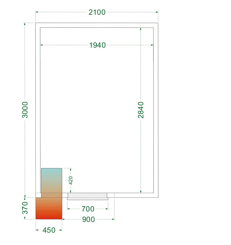 Chambre froide - TEFCOLD - CRPF2130-44183