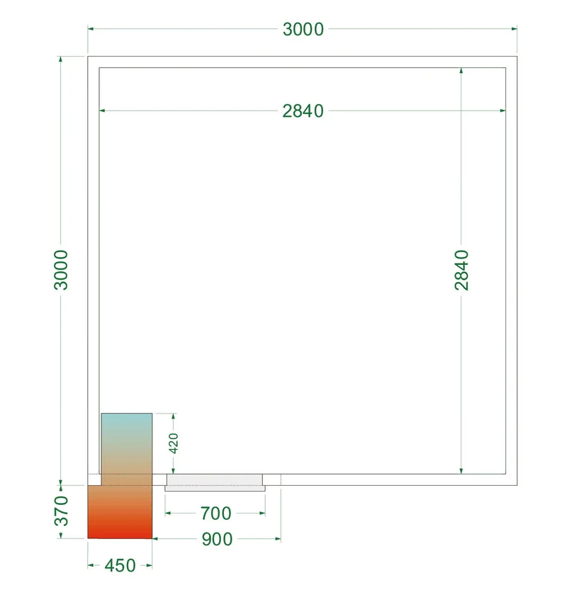 Chambre froide - TEFCOLD - CRPF3030-44189