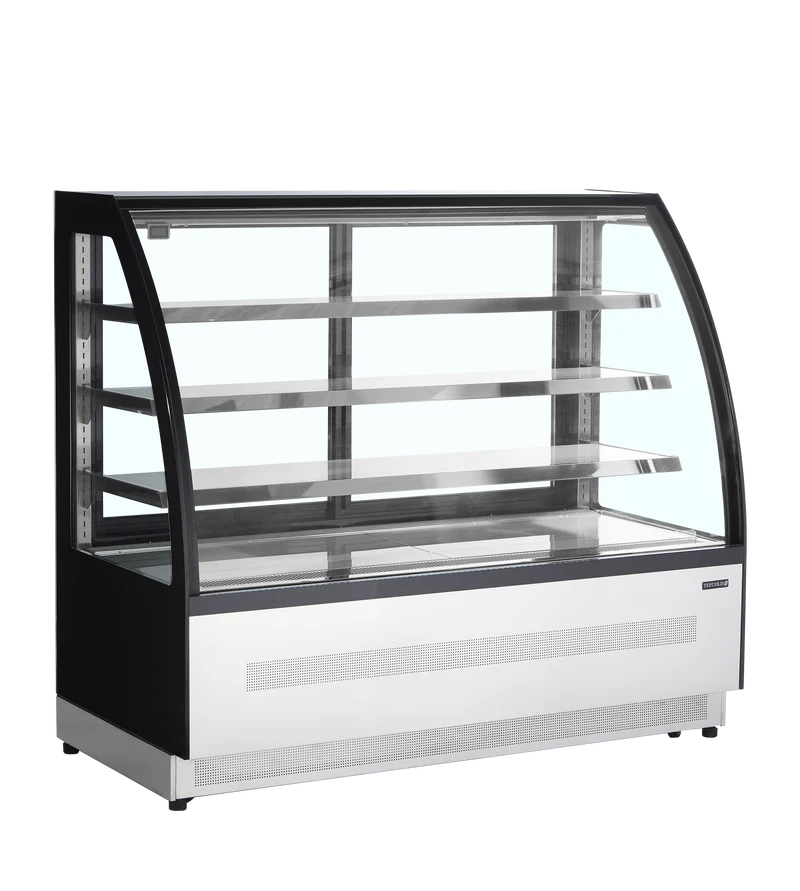 Vitrine d'exposition Led - TEFCOLD - LPD1500C-BLACK-16050