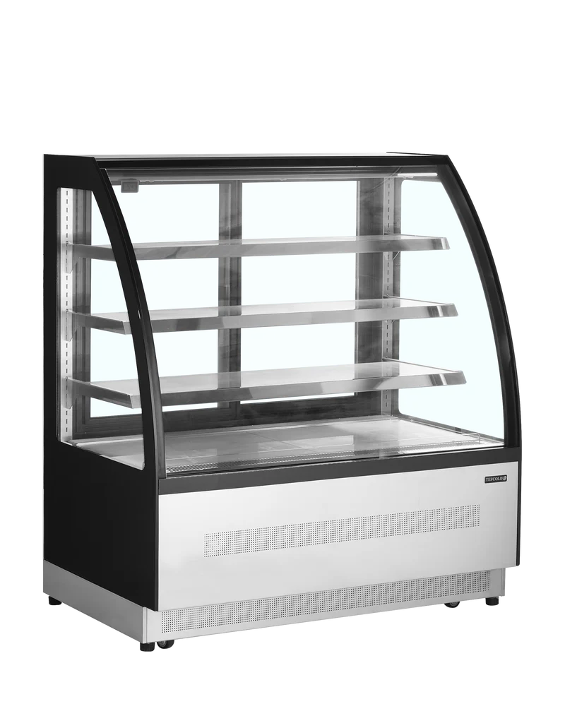 Vitrine d'exposition Led - TEFCOLD - LPD1200C-BLACK-16044
