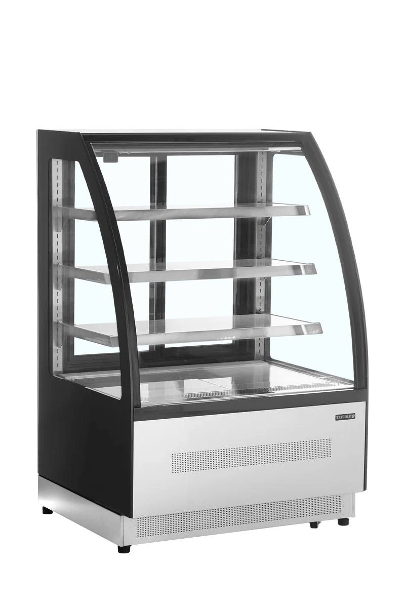 Vitrine d'exposition Led - TEFCOLD - LPD900C-BLACK-16055