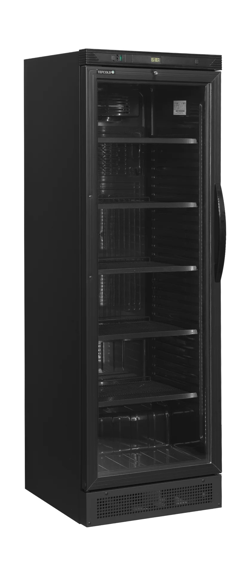 Armoire à boissons, charnières côté gauche - TEFCOLD - CEV425-BLACK-L-H-43909