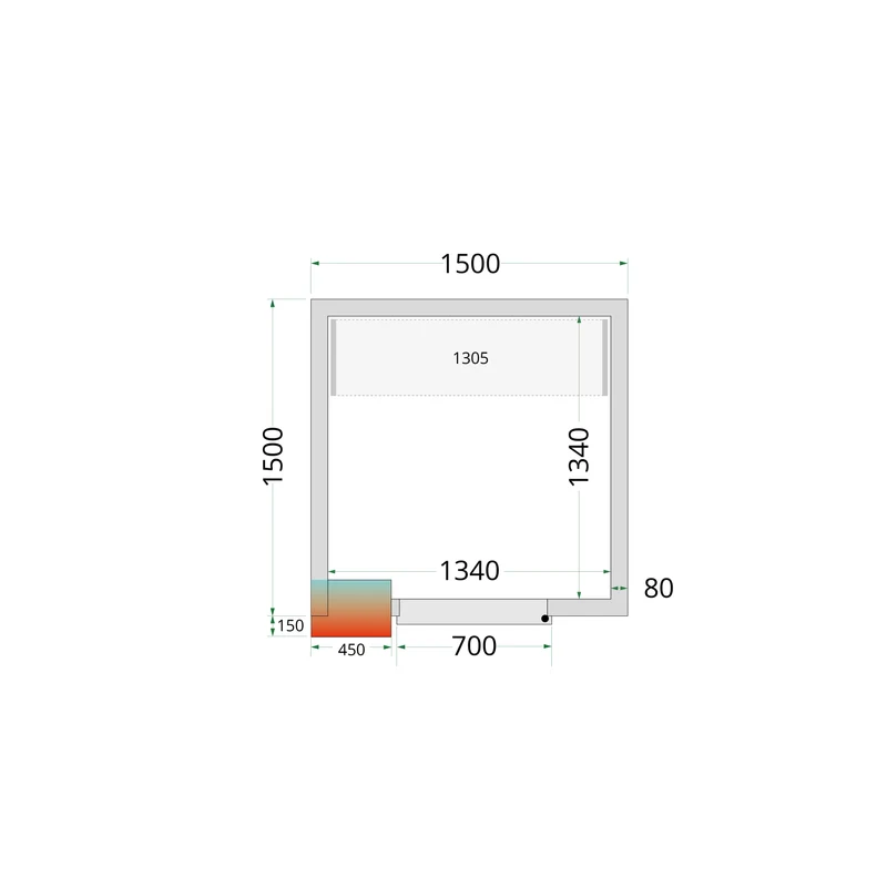 SYSTÈME DE RAYONNAGE POUR - TEFCOLD - SHELF-RACK-SYSTEM-KIT-45707