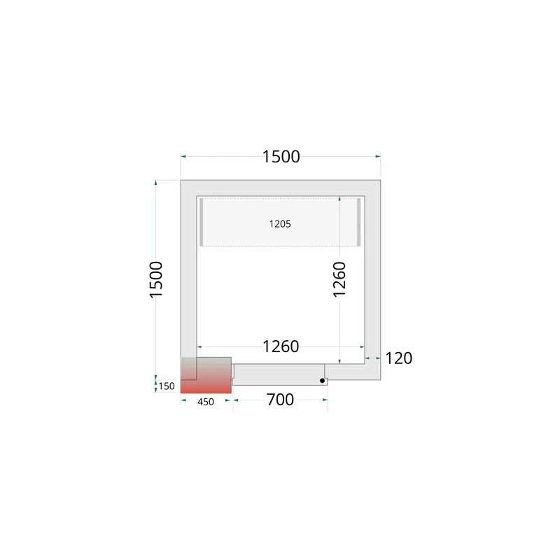 SYSTÈME DE RAYONNAGE POUR - TEFCOLD - SHELF-RACK-SYSTEM-KIT-45708