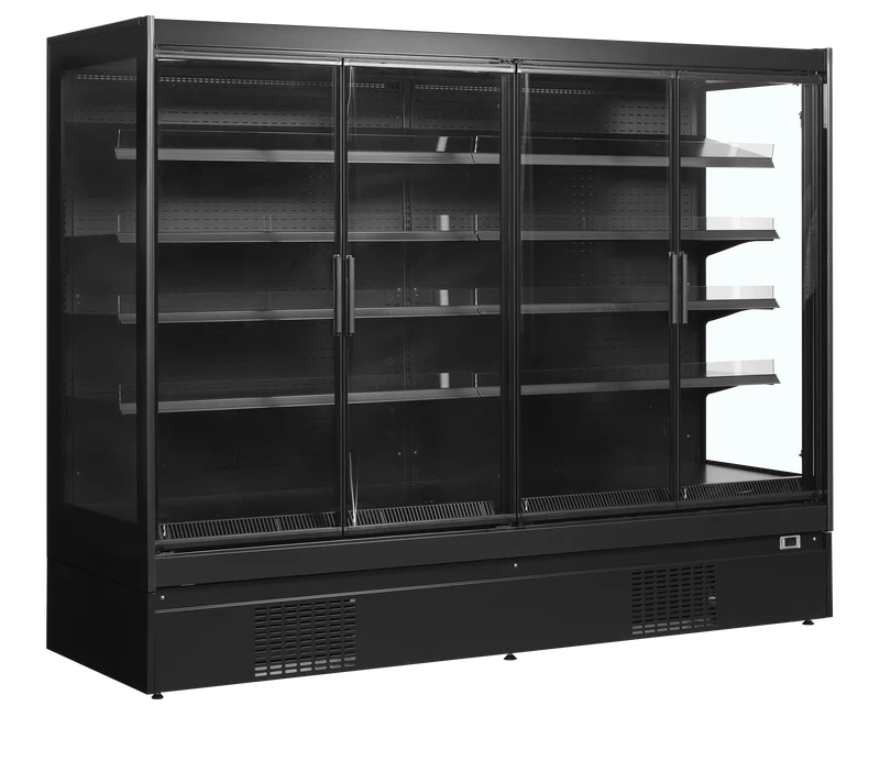 Armoire réfrigérée supermarché mûral avec portes vitré - TEFCOLD - EXTRA2500CD-38477