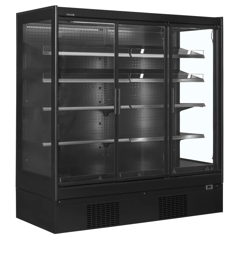 Armoire réfrigérée supermarché mûral avec portes vitré - TEFCOLD - EXTRA1875CD-38475