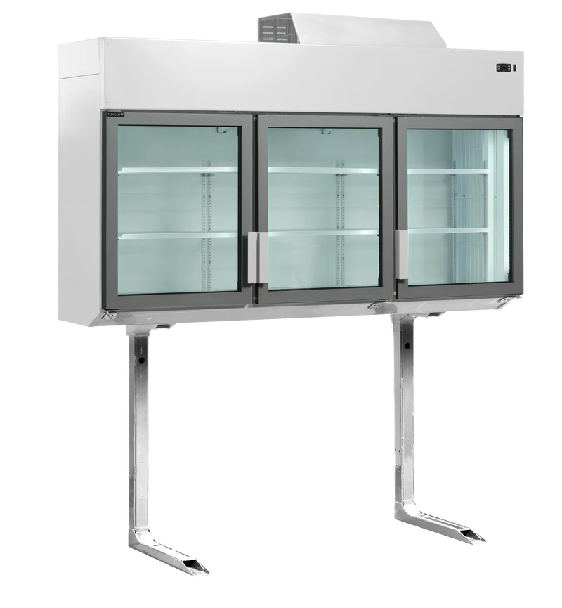 Armoire de congélation supermarché mûral avec portes vitré - TEFCOLD - MTF210-VS-41042